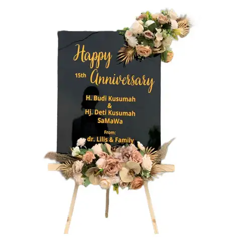 Papan Bunga Akrilik waled