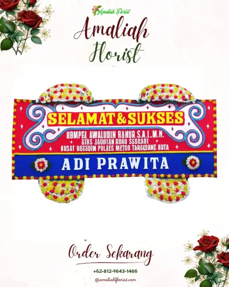 Papan Bunga Ucapan Selamat waled