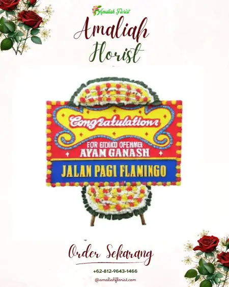 Sewa Papan Bunga waled